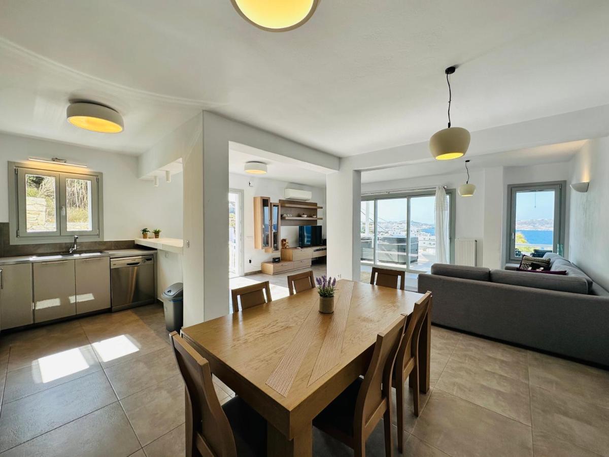 Seaview & Jacuzzi Summer Residence Mykonos Town Экстерьер фото