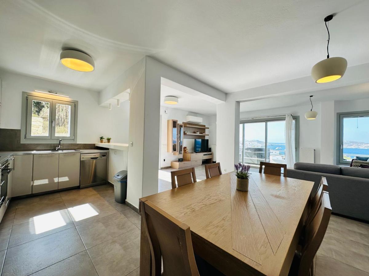 Seaview & Jacuzzi Summer Residence Mykonos Town Экстерьер фото
